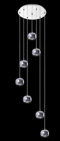 Подвесная люстра Zumaline Crystal P0076-07M-B5FZ