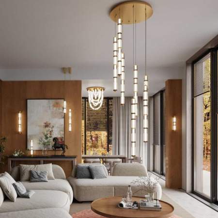 Настольная лампа Odeon Light Collier L-Vision 5455/15TL