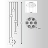 Подвесная люстра Zumaline Crystal P0076-07M-B5FZ