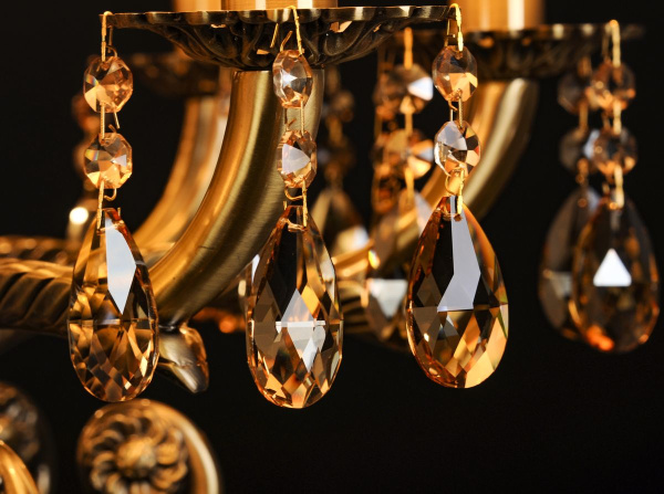 Подвесная люстра Abrasax Sylvia L.8110-8BR Cristal-Shade