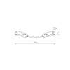 Коннектор для магнитных треков гибкий Nowodvorski Lvm Black 10166