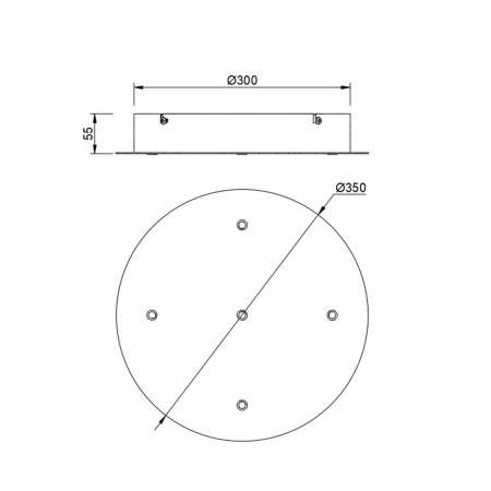 Подвесная люстра Mantra Arrecife 9364+9229 (5L)