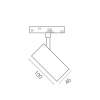 Трековый светильник Lightstar Uno Cct 209107CCT