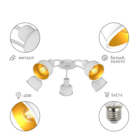 Потолочная люстра Rivoli Esmeree 7056-735 Б0054749
