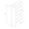 Встраиваемый светодиодный светильник Elektrostandard Step 8 40108/Led черный a055592