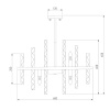 Подвесная люстра Bogates Hollis 368/9 Smart