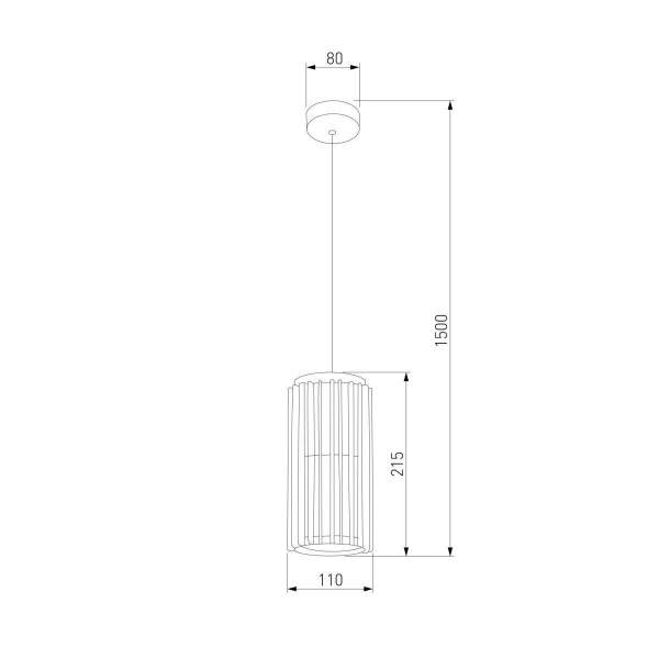 Уличный подвесной светильник Elektrostandard Entero (35189/H) 3000K черный a072081