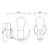 Бра Vele Luce Crea VL6522W01