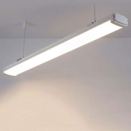 Подвесной линейный светодиодный светильник Uniel ULO-K21A 40W/5000K/L125/K IP65 WHITE UL-00013701