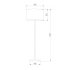 Торшер TK Lighting 5216 Deva White