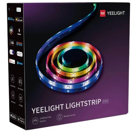 Светодиодная лента Yeelight 24LED/m 2,55W/m RGB 2M YLDD005