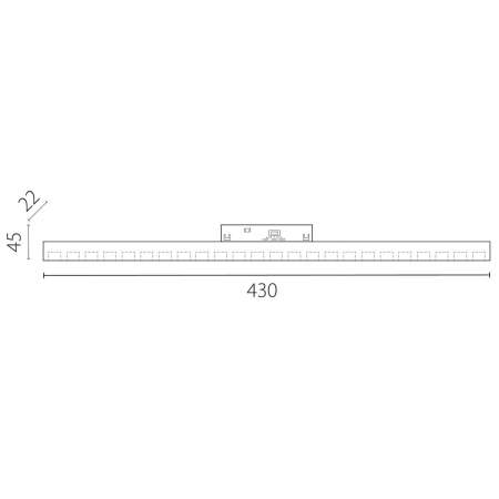 Трековый светильник Lightstar Uno Cct 259207CCT