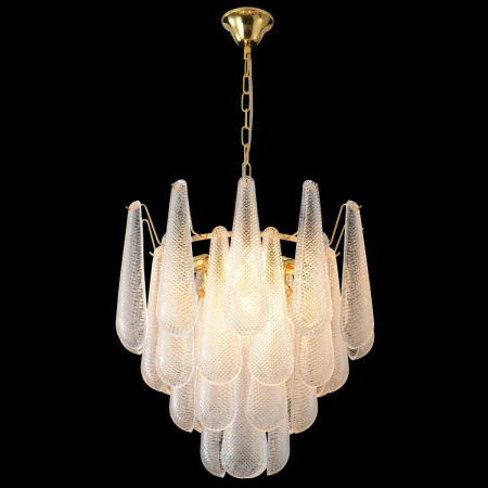 Подвесная люстра Crystal Lux FONTAIN SP8 GOLD