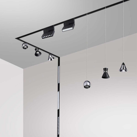 Трековый низковольтный светодиодный светильник Novotech Shino Flum 358423