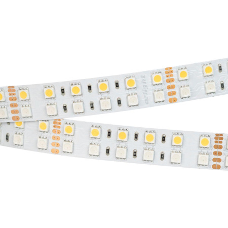 Светодиодная лента Arlight 32W/m 144Led/m 5060SMD разноцветный/теплый белый 5M RT-B144-19mm 24V RGBW-Warm 012327(3)