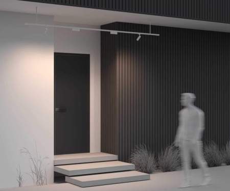 Жесткий подвес Maytoni Outdoor для уличной трековой системы Elasity IP O-TR001-HL-W300