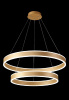 Подвесная люстра Crystal Lux MUCHOS SP123W LED D600+800 GOLD