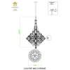 Подвесной светильник iLamp Louvre 999 CR