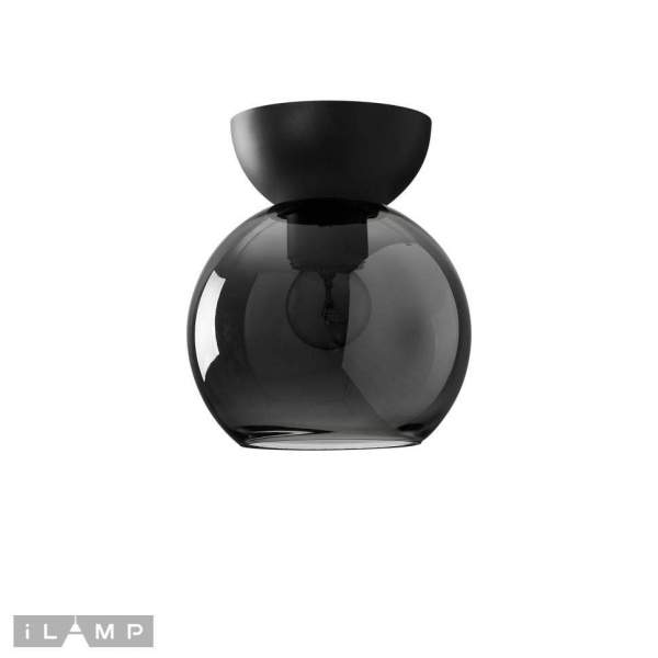 Потолочный светильник iLamp Mono C6079-1 BK+SM