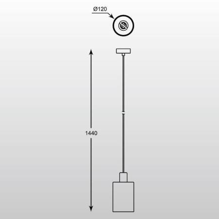 Подвесной светильник Zumaline Pioli P0369-01A-F4GR