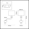 Бра Odeon Light Modern Vosta 4727/1W