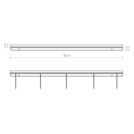 Основание для светильника Nowodvorski Cameleon Canopy B 1500 8560