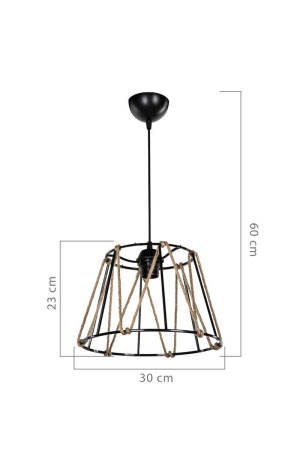 Подвесной светильник Toplight Georgiana TL1607H-01BK