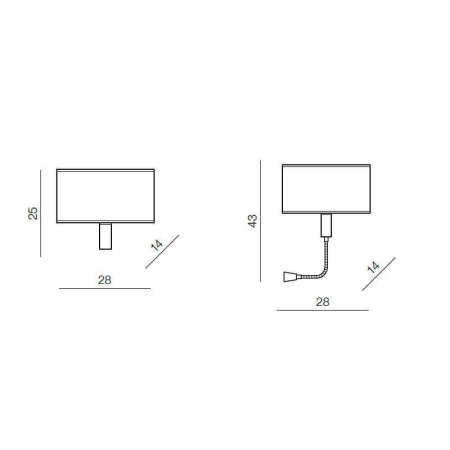 Абажур Azzardo Amadeo shade square AZ2420