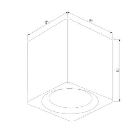 Потолочный светодиодный светильник Elektrostandard Matrix 25051/LED a065283