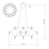 Подвесная светодиодная люстра Bogates Sonet 90401 LED a072115