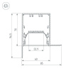Коннектор L-образный внутренний Arlight SL-Linia55-Fantom-EDGE 030136