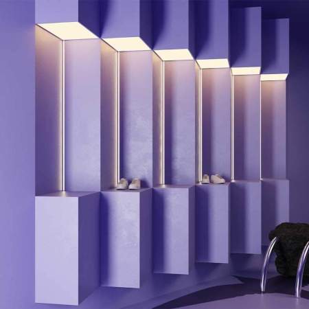 Алюминиевый профиль скрытого монтажа 16x8 (Серебро, 2 м), ALM-0808-S-2M Maytoni Led Strip 636021
