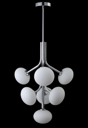 Подвесная люстра Crystal Lux ALICIA SP7 CHROME/WHITE