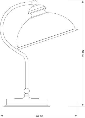 Настольный светильник KUTEK LIDO LID-LG-1(P)GR