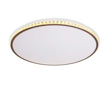 Потолочный светодиодный светильник Ambrella light Orbital Crystal FF71