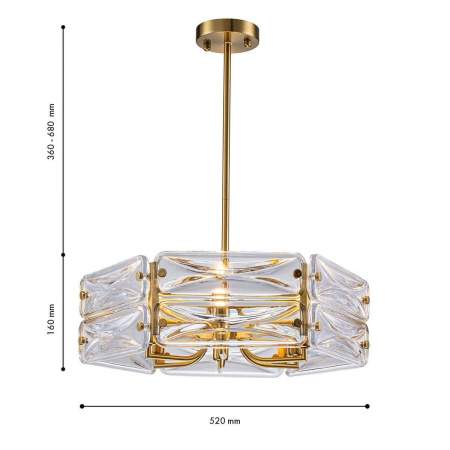 Подвесная люстра Favourite Glacies 4764-6P