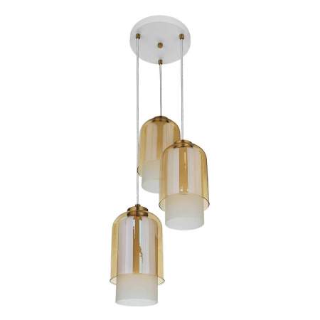 Подвесной светильник 33 ИДЕИ PND105.03.17ASB.001.WH-M16AW