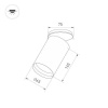 Корпус встраиваемого светильника Arlight SP-Polo-Built-R65 024219(1)