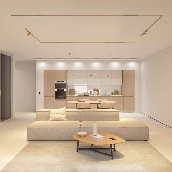 Трековый светодиодный светильник Denkirs Shine Flow Zigbee DK5962-SB