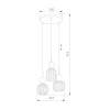 Подвесной светильник TK Lighting 11148 Sophia Green Cognac a071834