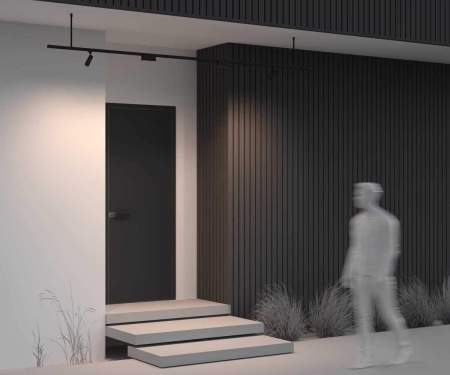 Жесткий подвес Maytoni Outdoor для уличной трековой системы Elasity IP O-TR001-HL-B300