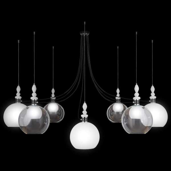 Подвесной светильник 33 ИДЕИ PND182.07.17CH.003BL-M62TW