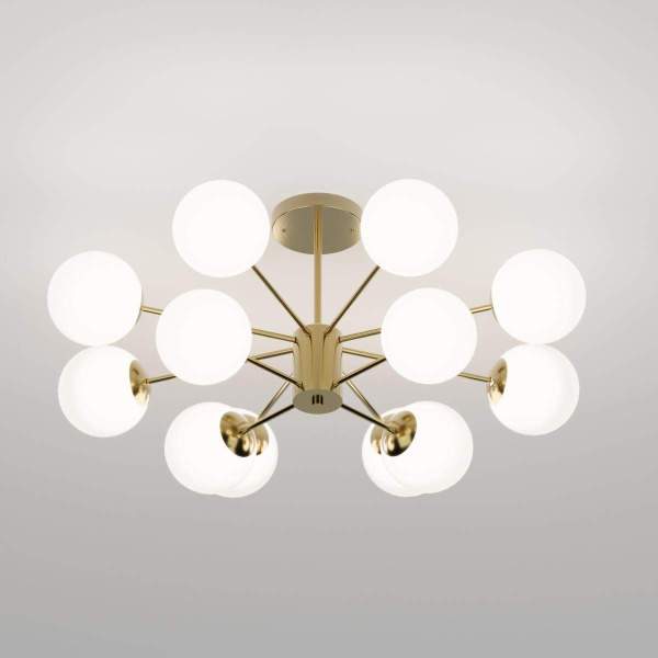 Потолочная люстра Eurosvet Adaline 502002/12 латунь a072105