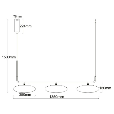 Подвесная светодиодная люстра De Markt Ауксис 722010903