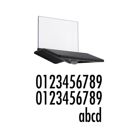 Светильник на солнечных батареях Paulmann Outd Solar Hausnr-Leuchte Yoko 94243