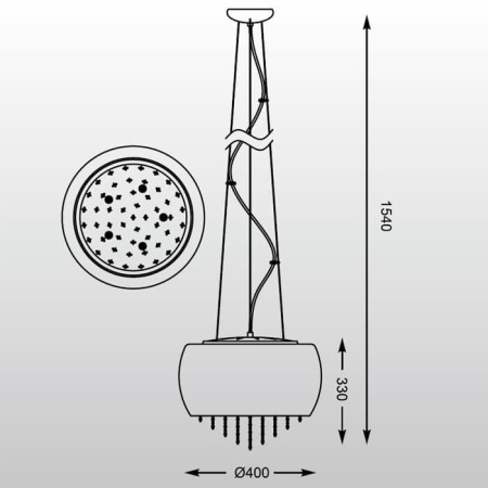 Подвесная люстра Zumaline Vista P0076-05K-F4GQ