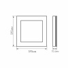 Светодиодная панель Arlight IM-S600x600-40W Warm3000 023146(2)
