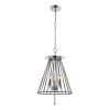 Подвесная люстра Crystal Lux Modesto SP3 Black/Chrome