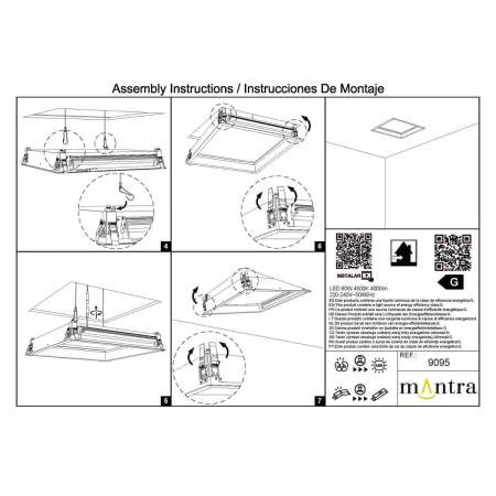 Набор установочных креплений Mantra для BLUE SKY 9088 