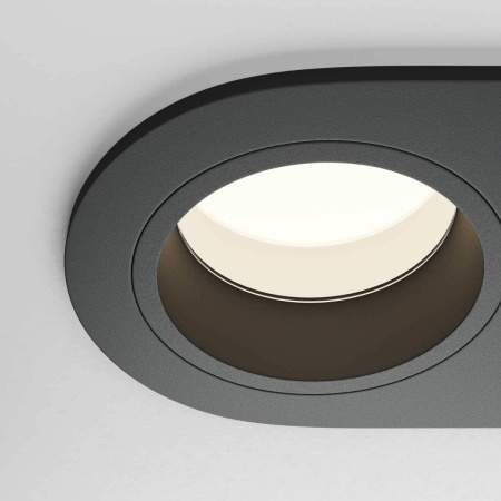 Встраиваемый светильник Maytoni Technical DL126-02-GU10-B